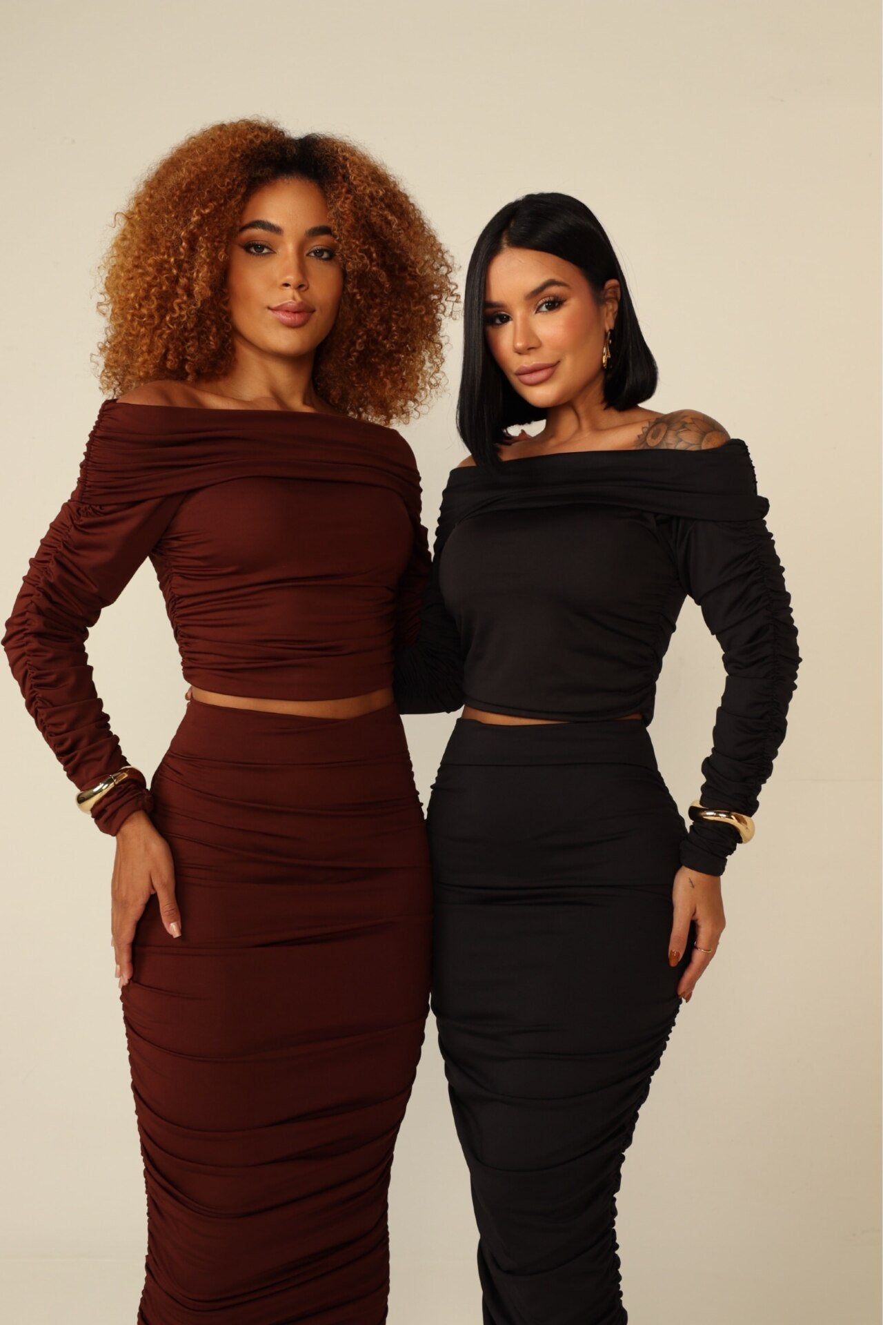 Morena Brazil - Saia Midi Ana Luiza - Marrom, M